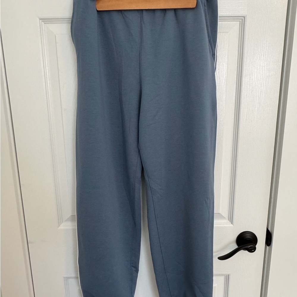 Relaxed Track Joggers - Blue